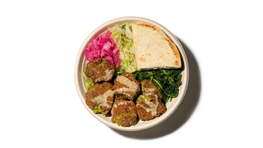 Order Salad Falafel food online from Juicy Platters store, Hackensack on bringmethat.com