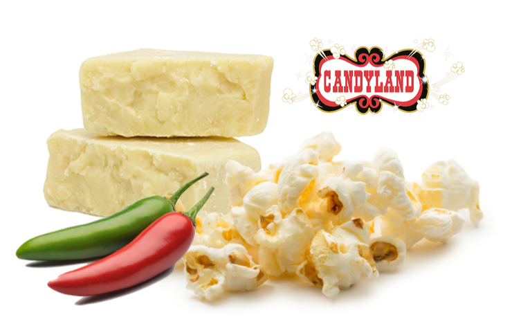 Order White Cheddar Jalapeno Popcorn food online from Candyland store, Stillwater on bringmethat.com