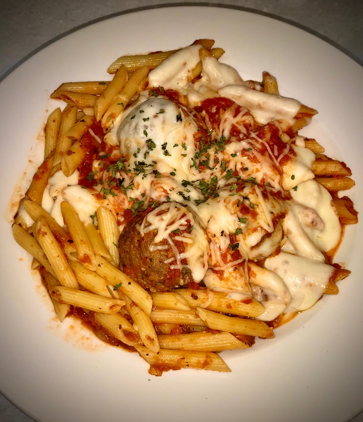 Order Baked Penne Pasta food online from Chessie Restaurant store, Barrington on bringmethat.com