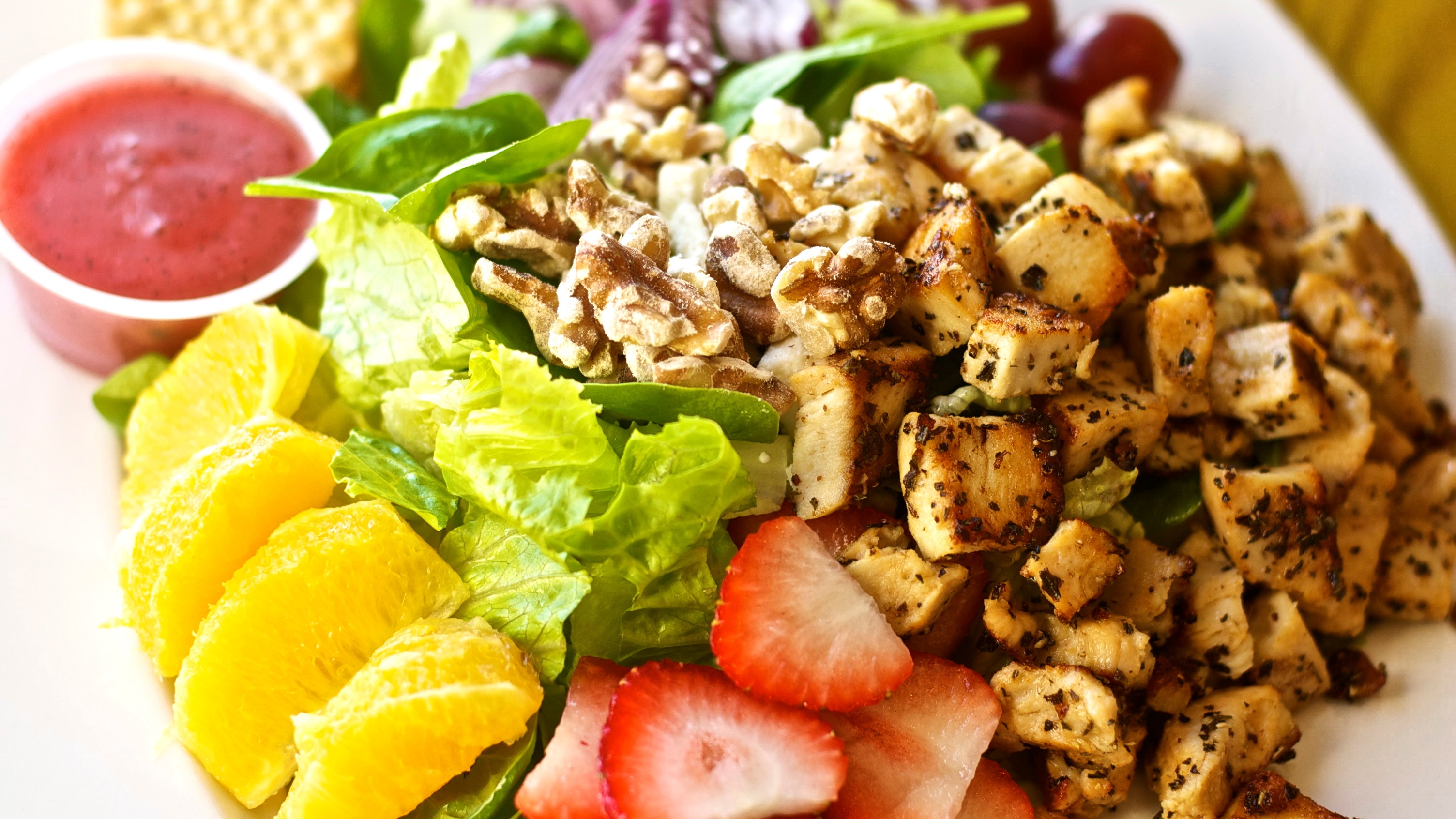 Order Orange Chicken Salad food online from All About Cha store, Edmond on bringmethat.com