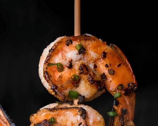 Order Grilled Shrimp Kebab Entree food online from Great Mediterranean store, Secaucus on bringmethat.com