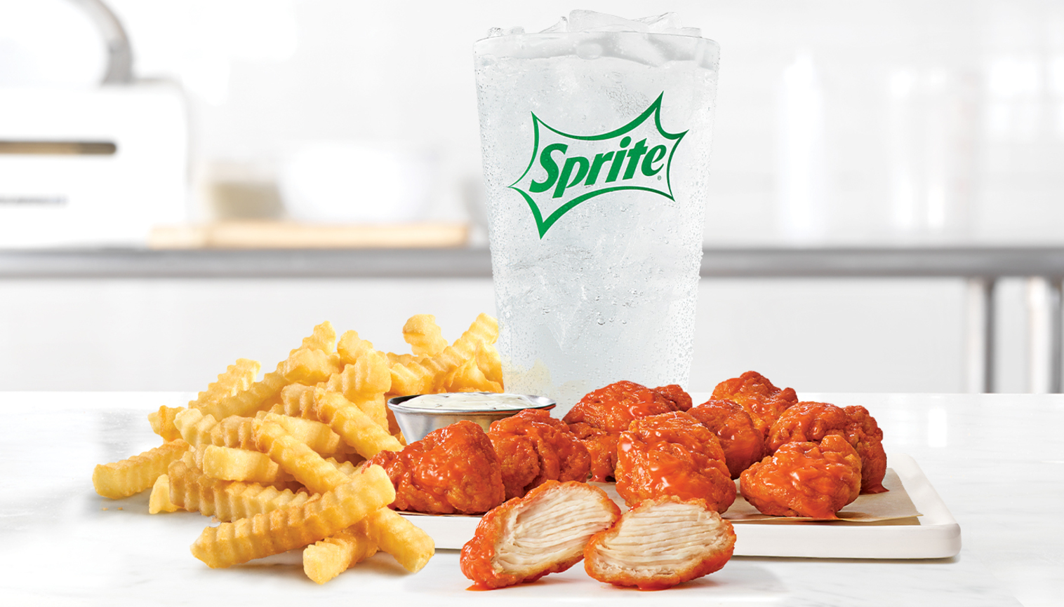 Order 9pc Buffalo Boneless Wings food online from Arby store, Shiloh on bringmethat.com