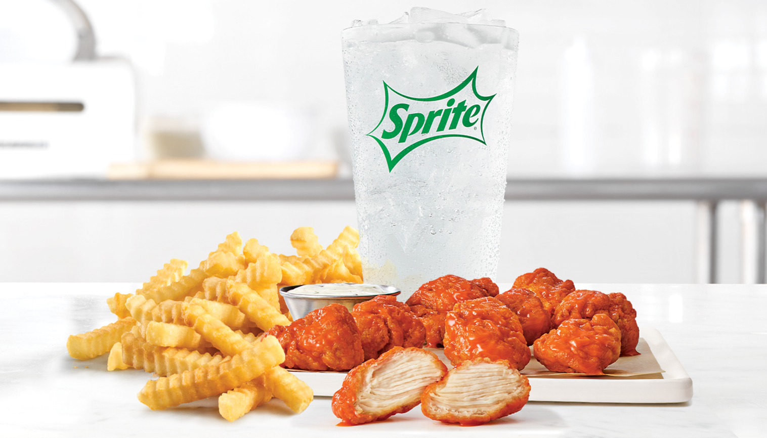 Order 9pc Buffalo Boneless Wings food online from Arby store, Anchorage on bringmethat.com