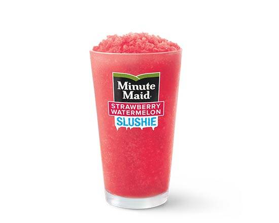 Order Medium Minute Maid Strawberry Watermelon Slushie® food online from Mcdonald store, KANKAKEE on bringmethat.com