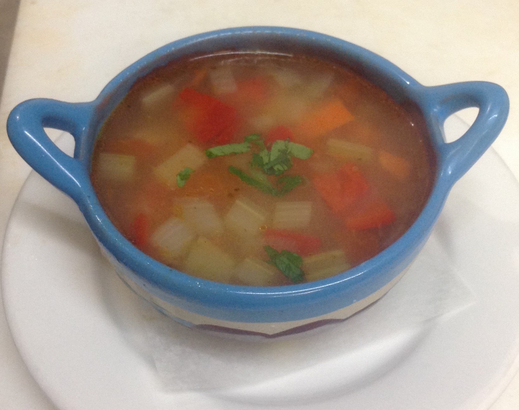 Order Chicken Soup food online from Mi Rancho Mexican Restaurant store, Hackensack on bringmethat.com