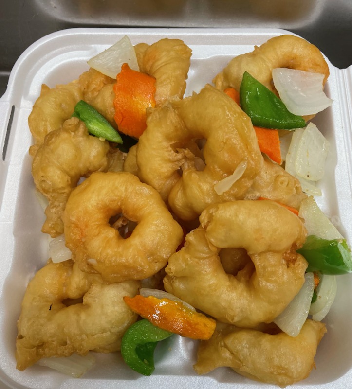 Order SF1. Sweet and Sour Shrimp food online from Szechuan Chinese Restaurant store, Dallas on bringmethat.com