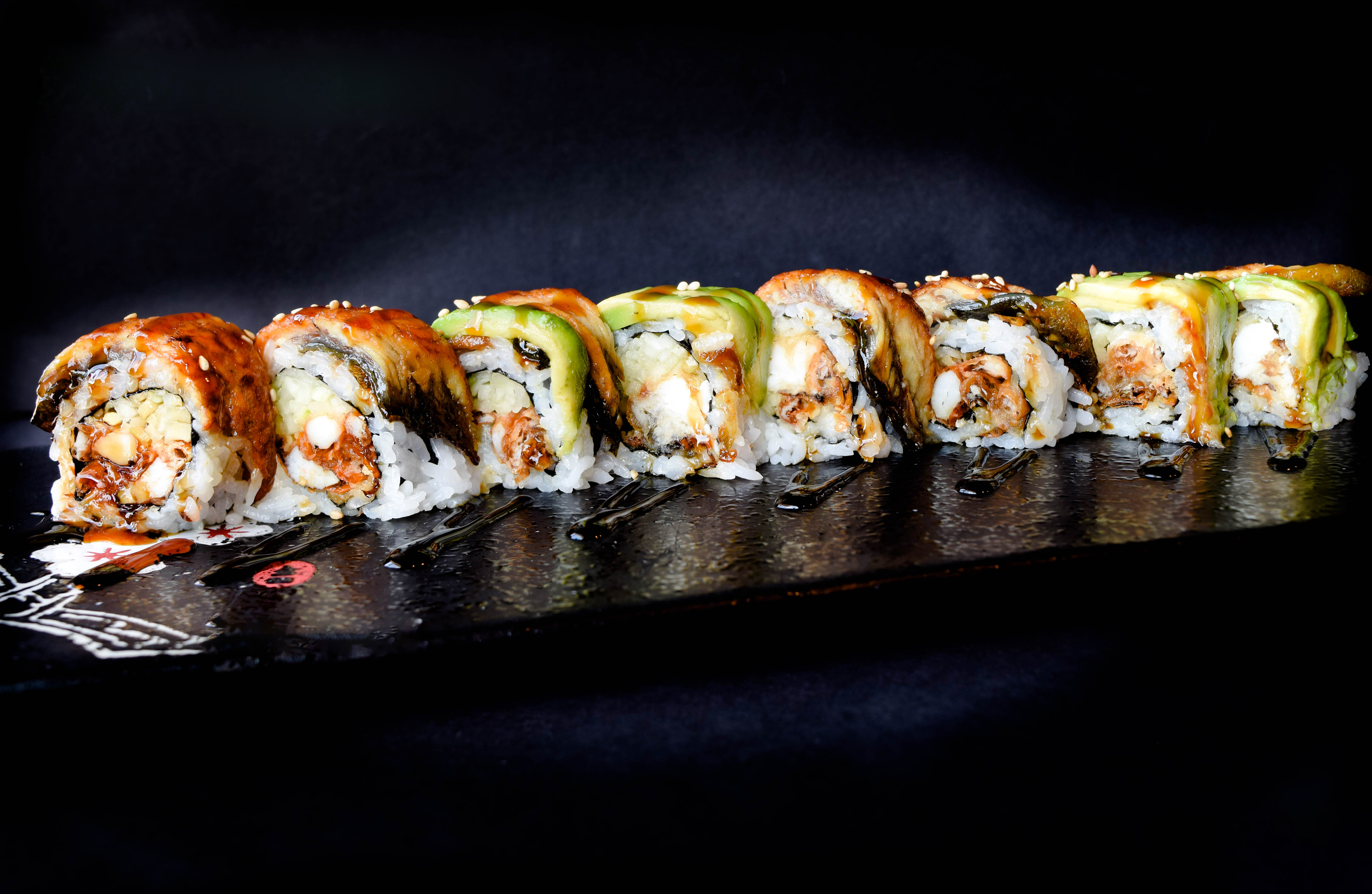 Order Sky Diver Roll food online from Aiya Sushi & Ramen store, Dickinson on bringmethat.com