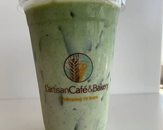 Order Iced Matcha Chai Green Latte @ILLY food online from L'Artisan Cafe &amp; Bakery store, Providence on bringmethat.com