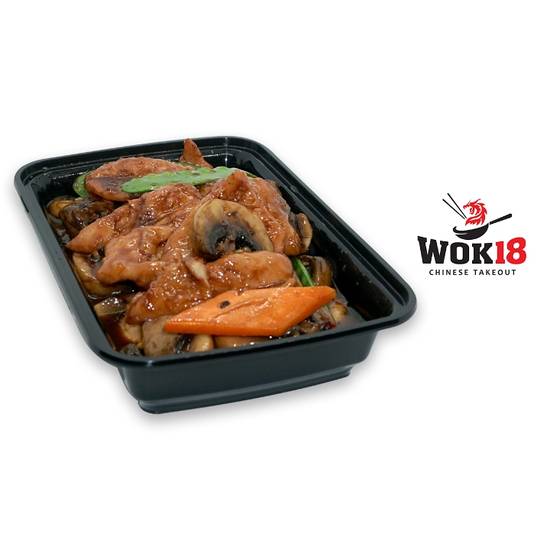 Order Chicken w/ mushroom food online from Wok 18 store, Teaneck on bringmethat.com