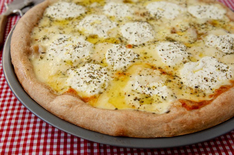 Order White Pizza - Small 14'' (6 Slices) food online from Planet Pizza store, Shelton on bringmethat.com