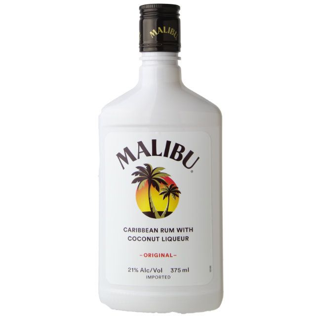 Order Malibu Coconut Rum 375 ml. food online from Sb Liquor & Crafts store, Santa Barbara on bringmethat.com