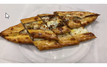 Order Small Soujouk and Mozzarella Pide food online from Simit & Poacha store, Houston on bringmethat.com