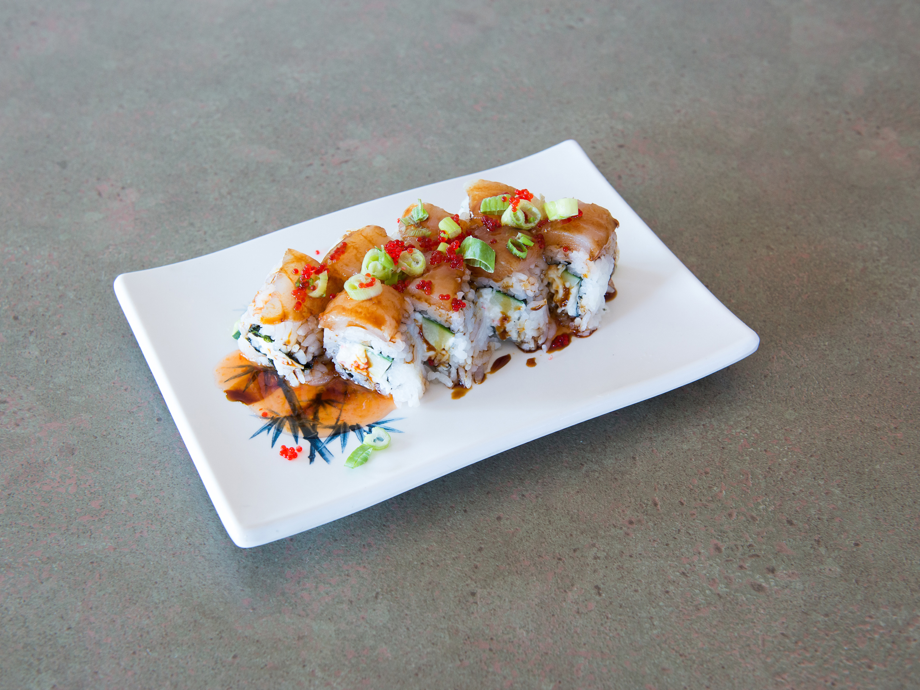 Order White Dragon Roll food online from Sushi House store, American Fork on bringmethat.com