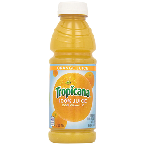 Order Tropicana 100% Orange Juice 15.2oz food online from Aplus store, Springfield on bringmethat.com