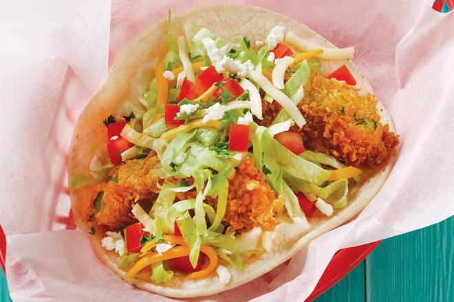Order Fried Avocado Taco food online from Fuzzy's Taco Shop store, College Station on bringmethat.com