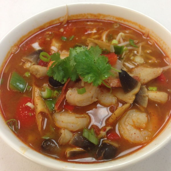 Order Tom Yum Soup food online from Chok Dee Thai Kitchen store, Norwood on bringmethat.com