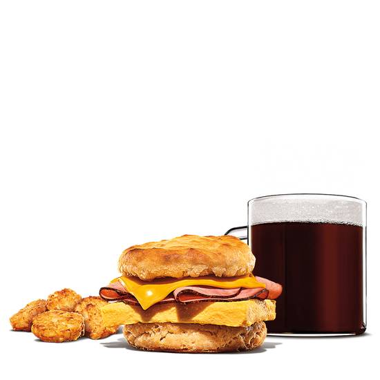 Order Ham, Egg & Cheese Biscuit Meal food online from Burger King store, Dover on bringmethat.com
