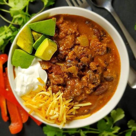 Order Homemade Chili Beef  food online from What A Crock Meals to GO store, Brookhaven on bringmethat.com