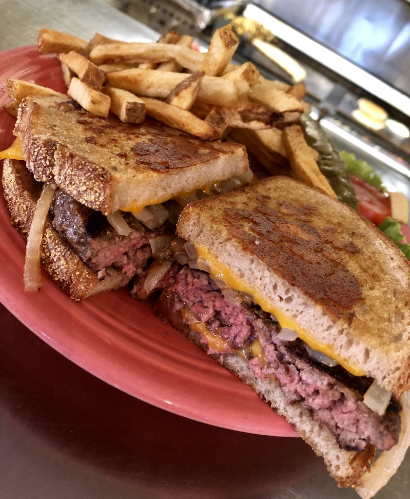 Order Patty Melt Burger food online from Crest Cafe store, San Diego on bringmethat.com