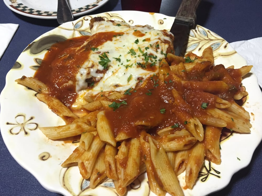 Order Chicken Parmesan food online from Mangia Mangia store, Spencerport on bringmethat.com