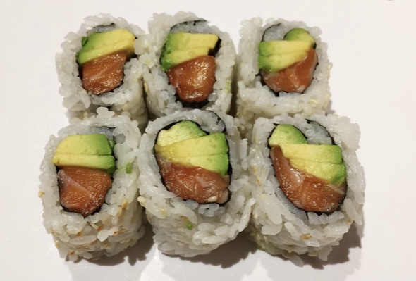 Order Salmon Avocado Roll food online from Tea House store, Charlottesville on bringmethat.com