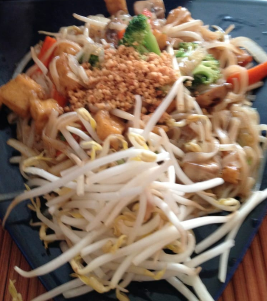 Order Vegetable Pad Thai food online from Tamarind Thai Restaurant store, Philadelphia on bringmethat.com