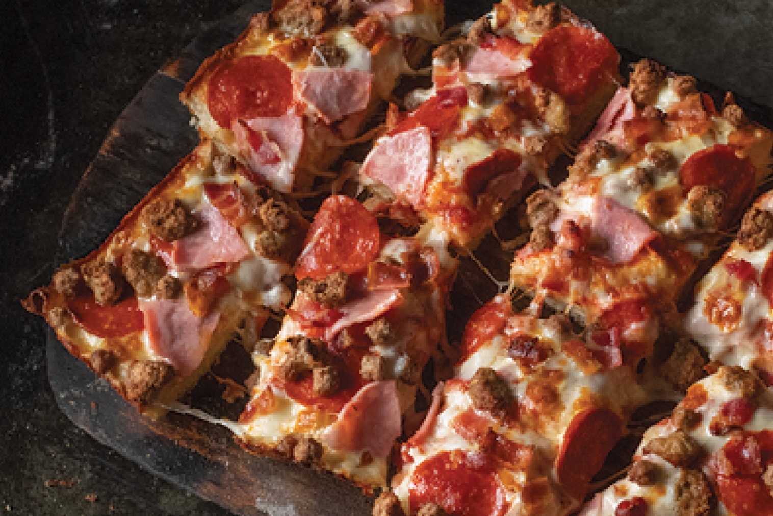 Order Small All Meaty food online from Jet Pizza store, Nashville on bringmethat.com