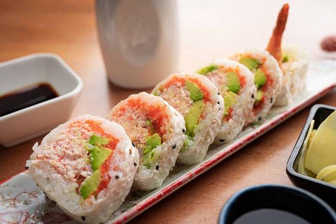 Order Popping Roll food online from Ginza Japanese Restaurant store, Houston on bringmethat.com