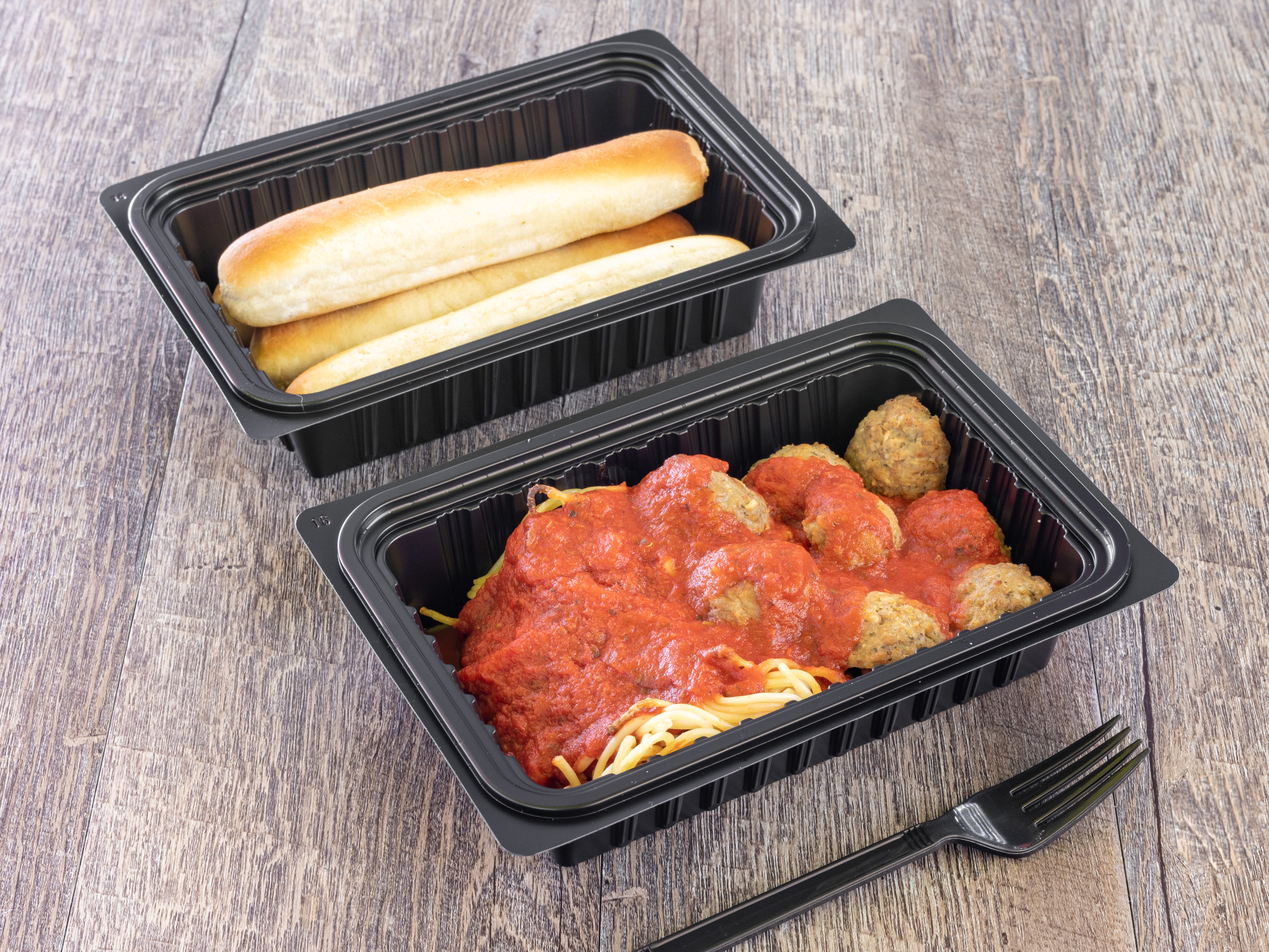 Order Spaghetti with Meatballs food online from The Faktory store, San Antonio on bringmethat.com
