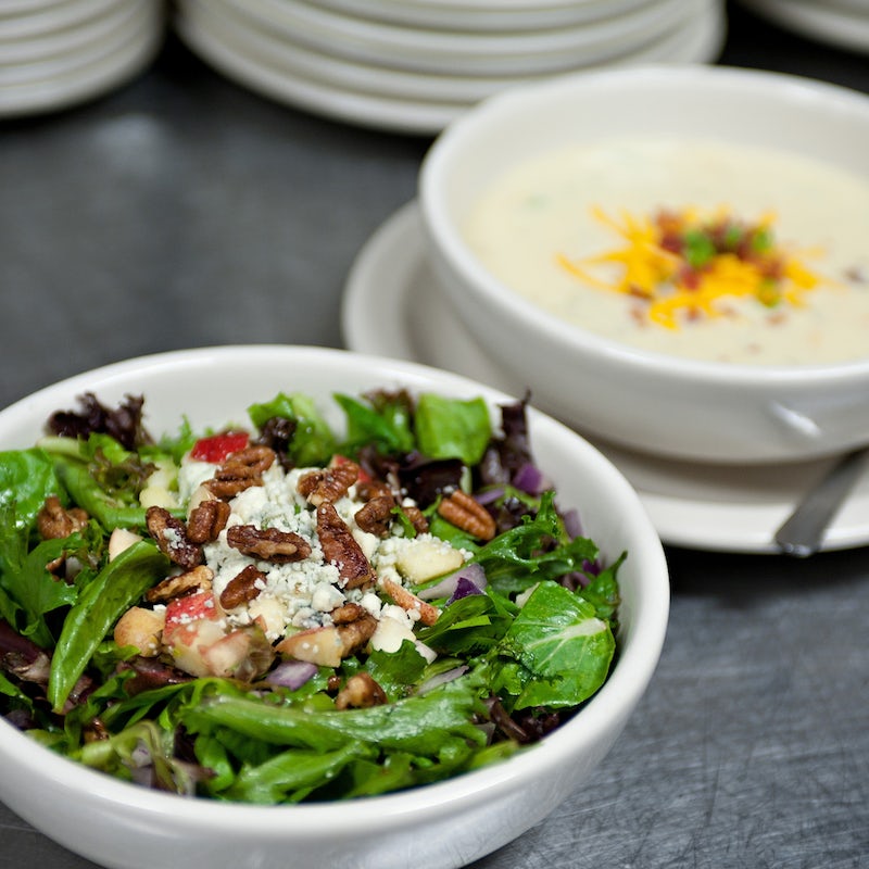 Order SOUP & SALAD COMBO food online from 54th Street Grill and Bar store, Wentzville on bringmethat.com