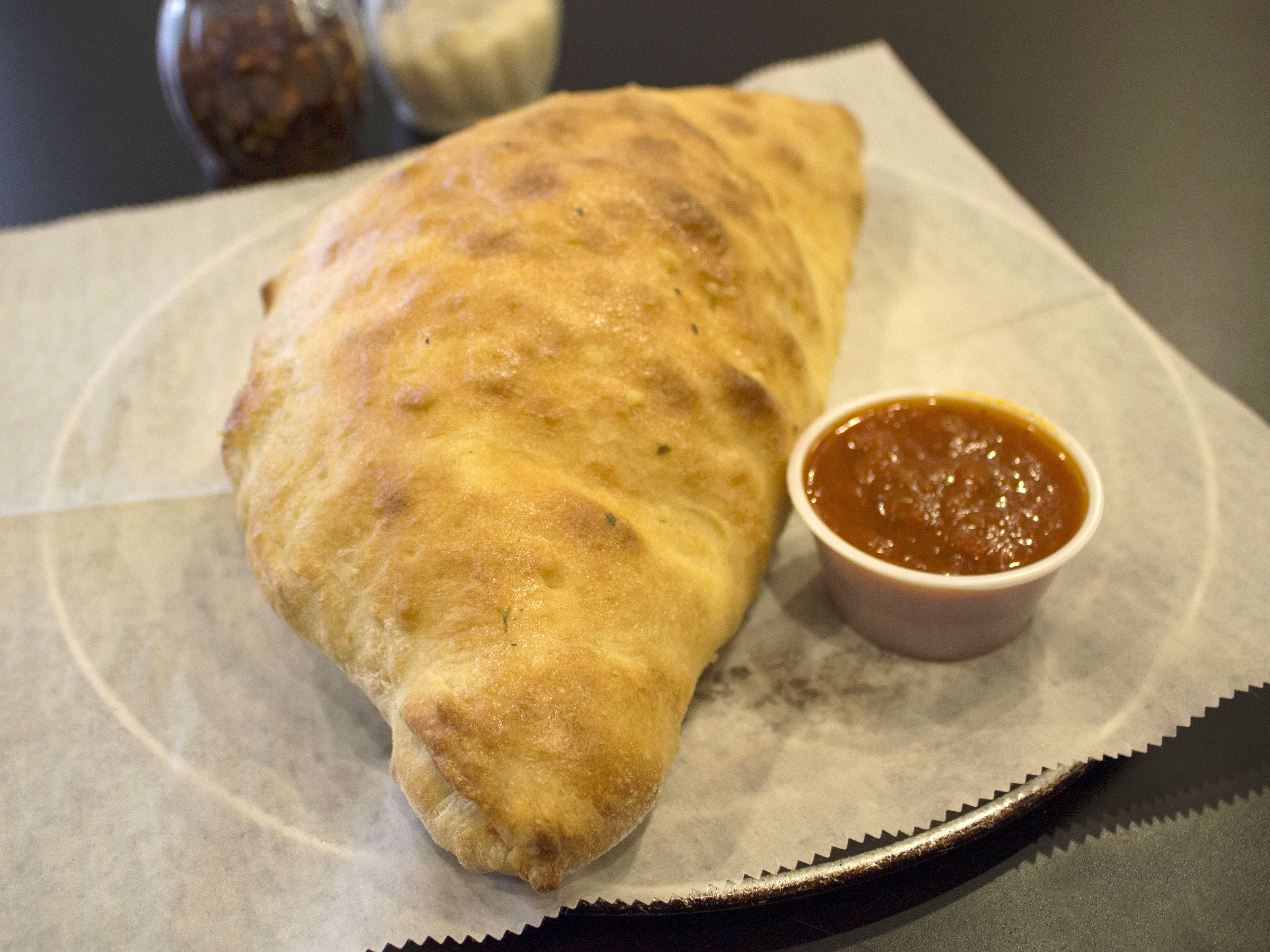 Order Calzone with Ricotta and Mozzarella food online from Gallo Pizza store, Rochester on bringmethat.com