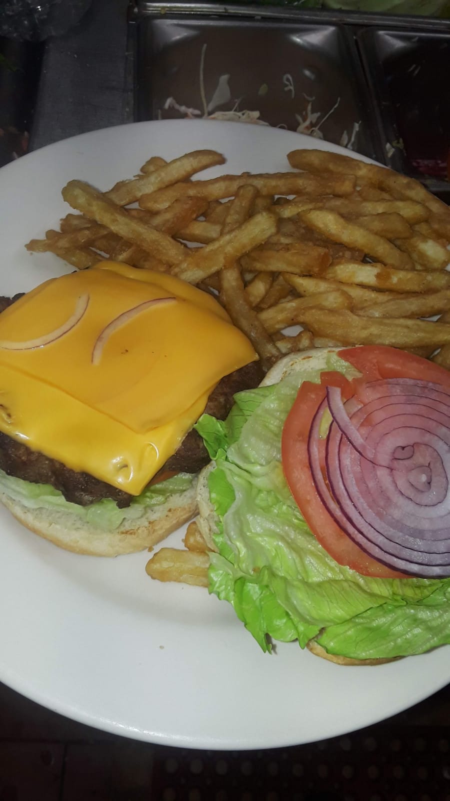 Order 2. Cheeseburger food online from Patio Catracho Restaurant store, Long Beach on bringmethat.com