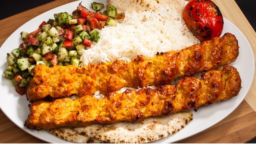 Order #12B Persian Koubideh Chicken food online from Massis Kabob store, Los Angeles on bringmethat.com