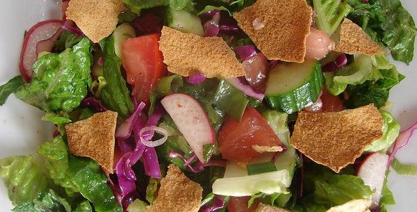 Order Fattoush Salad food online from Al-Sham Restaurant store, Philadelphia on bringmethat.com