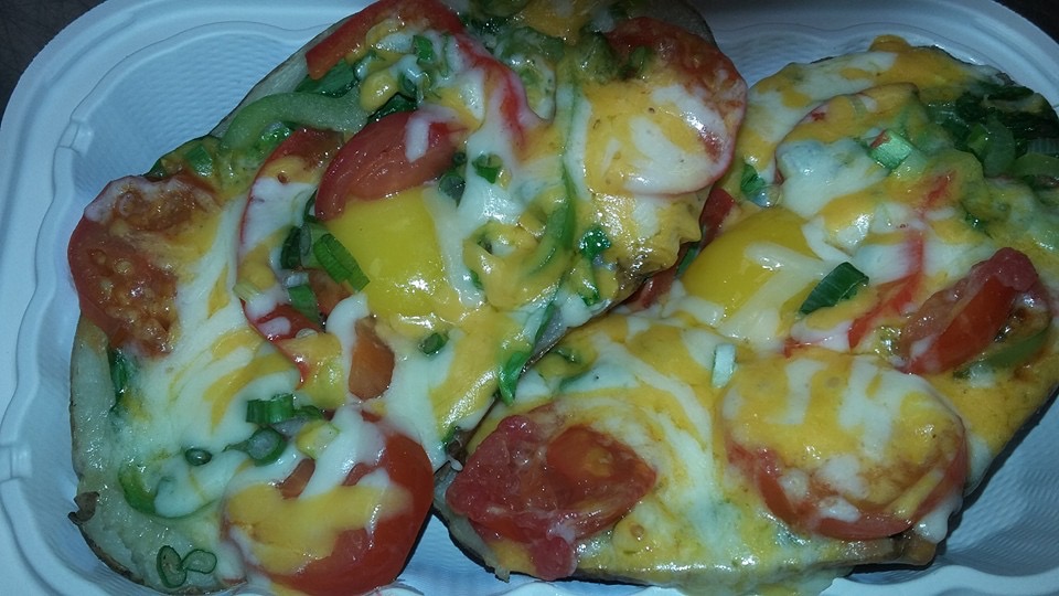 Order Sultana's Veggies  Stuffed Baked Potato food online from Sultanas Bakery & Cafe store, Brighton on bringmethat.com