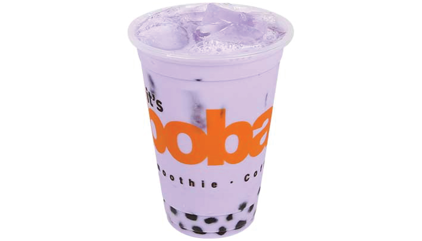 Order Taro Milk Tea food online from Boba Time store, Los Angeles on bringmethat.com