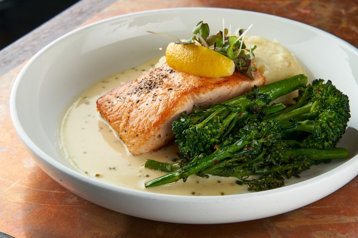 Order ATLANTIC SALMON* food online from Sweetwater Tavern and Grille store, Chicago on bringmethat.com