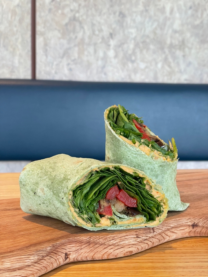 Order Roasted Veggie Wrap food online from Orkenoy store, Chicago on bringmethat.com