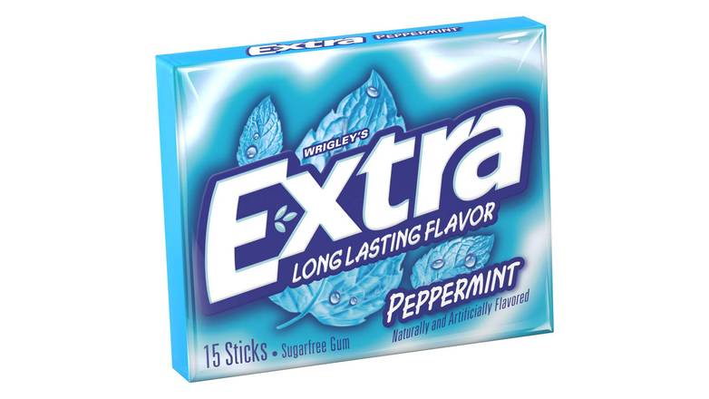 Order Wrigley's Extra Peppermint Sugar-Free Gum - 15 Pieces food online from Riverside Sunoco store, Westport on bringmethat.com