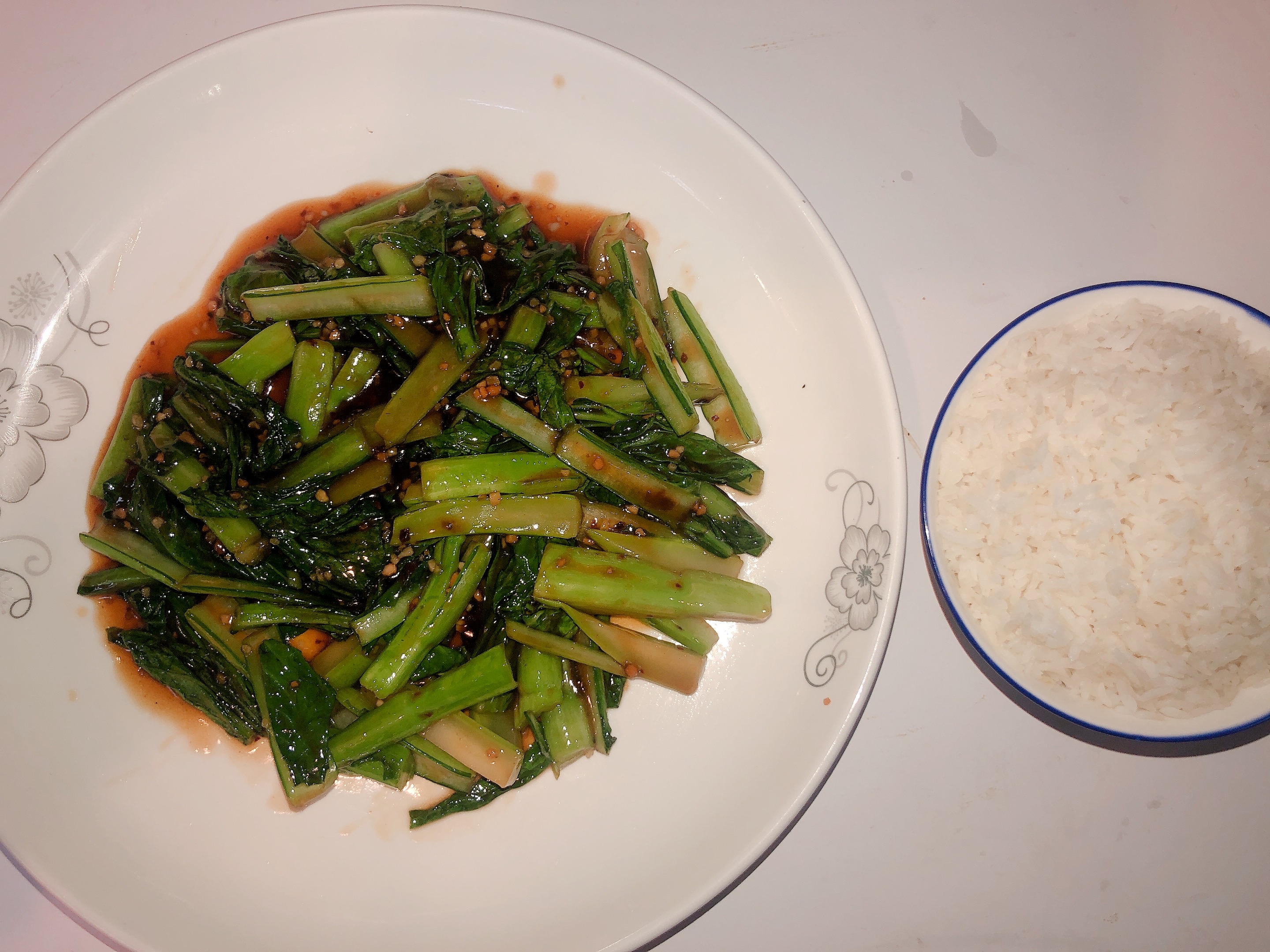 Order Chinese Broccoli with Garlic Sauce Pint 鱼香青菜小的 food online from Hai Sun Chinese Restrnt store, Brooklyn on bringmethat.com