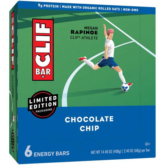 Order Clif Bar Energy Bars, 6 CT, Chocolate Chip food online from Cvs store, TRAVERSE CITY on bringmethat.com