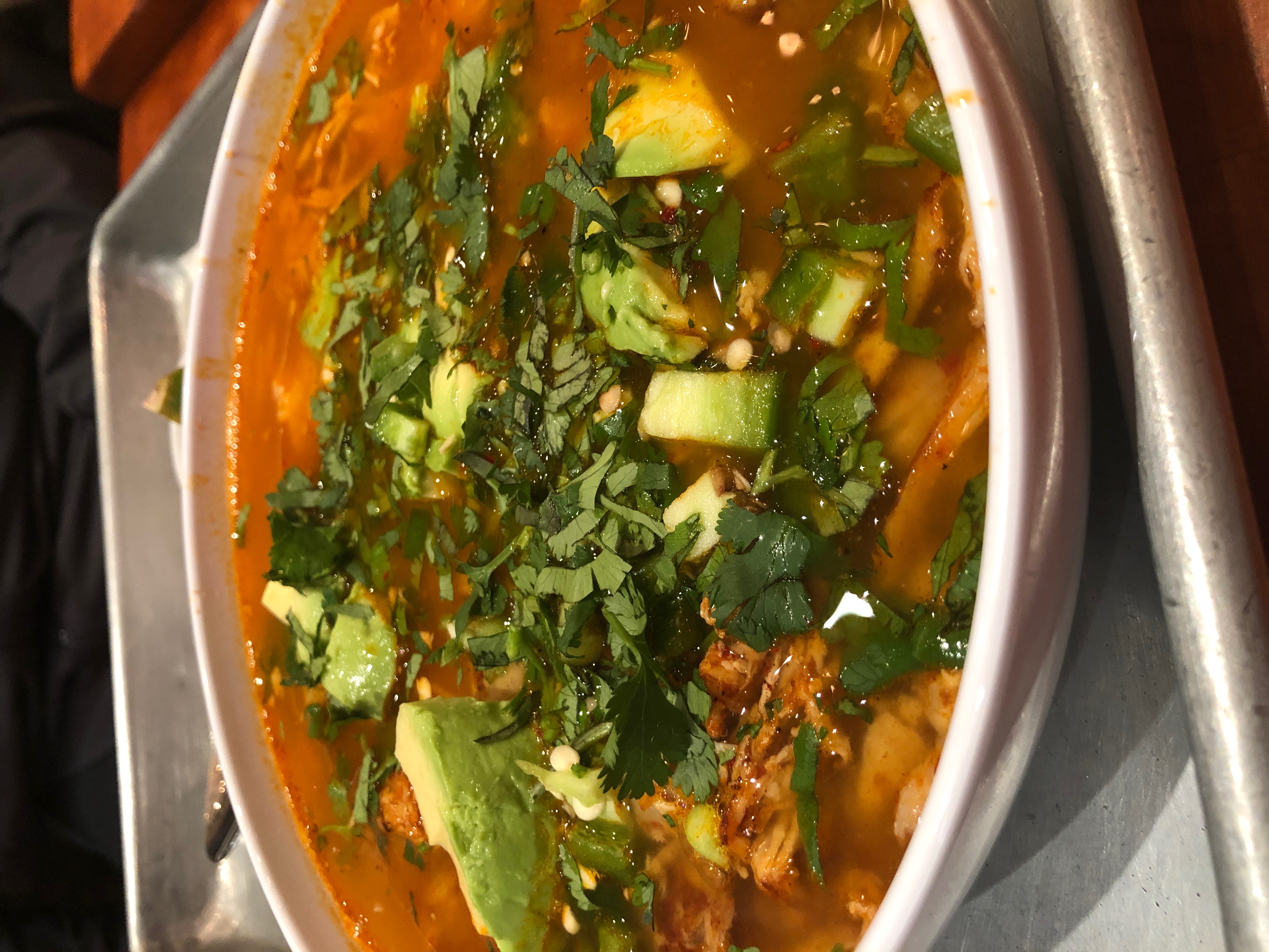 Order Mexican-Korean Chicken Soup food online from Kimchi grill store, Brooklyn on bringmethat.com