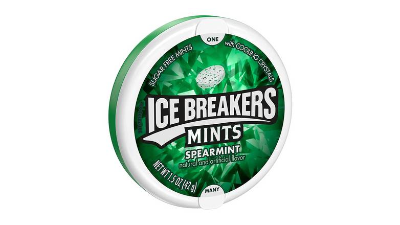 Order Ice Breakers Sugar Free Mints Spearmint food online from Exxon Constant Friendship store, Abingdon on bringmethat.com