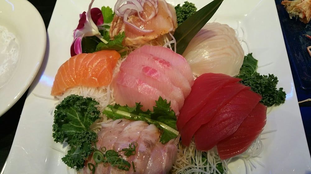 Order Deluxe Sashimi Combo food online from Jin Sushi store, Bakersfield on bringmethat.com