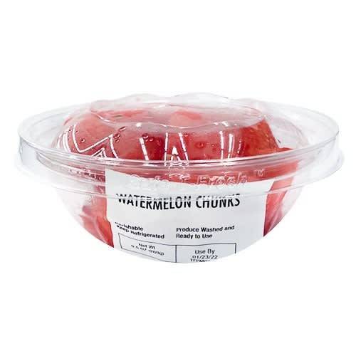 Order Watermelon Chunks (9.5 oz) food online from Pak 'N Save Foods store, Madera on bringmethat.com
