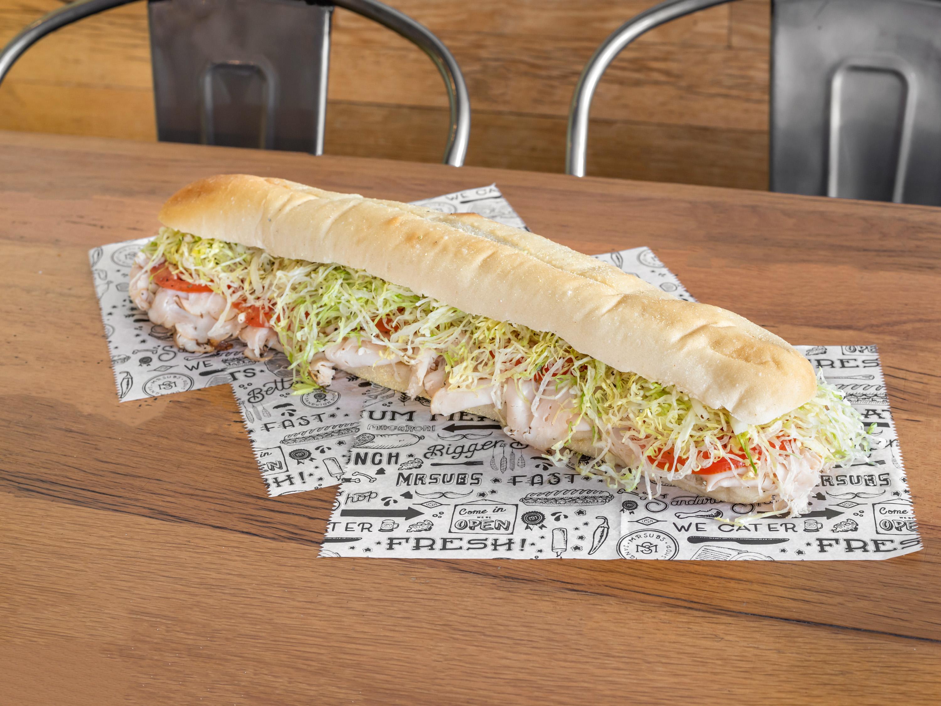 Order 16in #7 Plain Turkey food online from Mr. Subs store, Cranbury on bringmethat.com