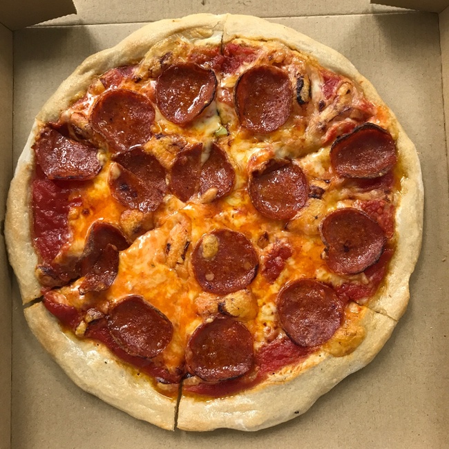 Order Just Pepperoni food online from Powerhaus Pizza & Smoothies store, San Diego on bringmethat.com