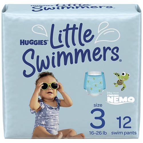 Order Huggies Little Swimmers Swim Diapers Size 3 - 12.0 ea food online from Walgreens store, San Bernardino on bringmethat.com