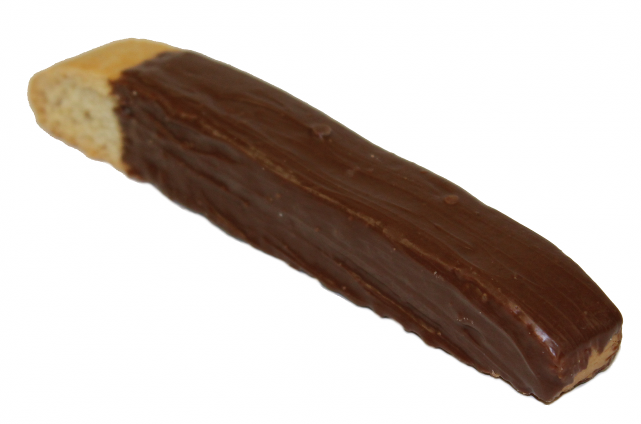 Order Chocolate Dipped Orange Flavored Biscotti food online from Anita Biscottis store, Sinking Spring on bringmethat.com