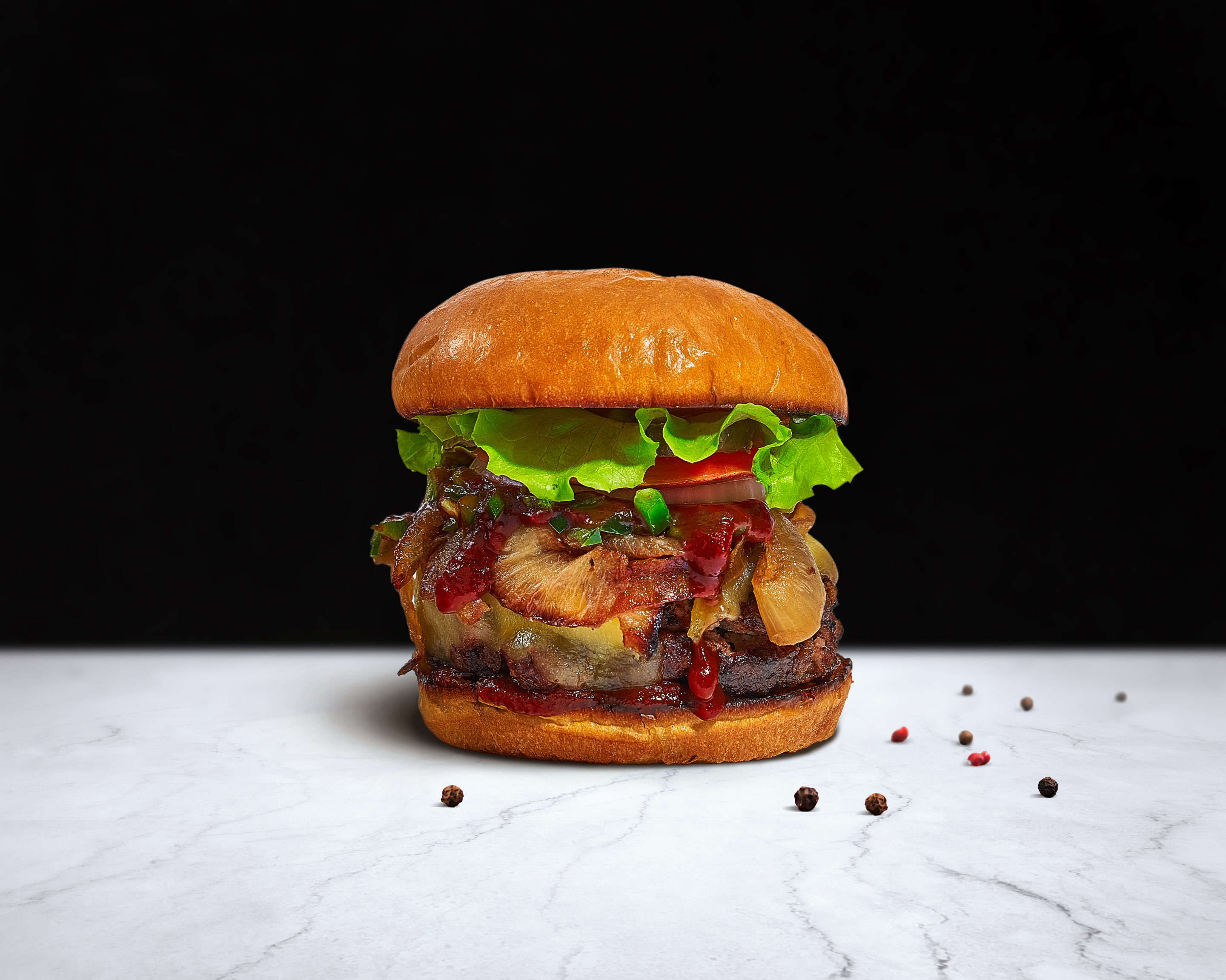 Order Get Sauced BBQ Burger food online from Bohemian Vegan store, Lake Oswego on bringmethat.com